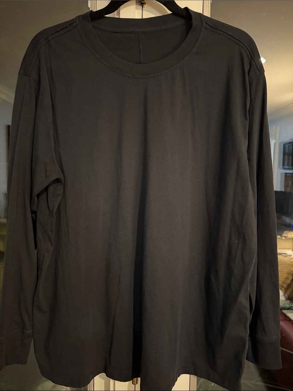 lululemon athletica Black Long-Sleeve Crew Tee